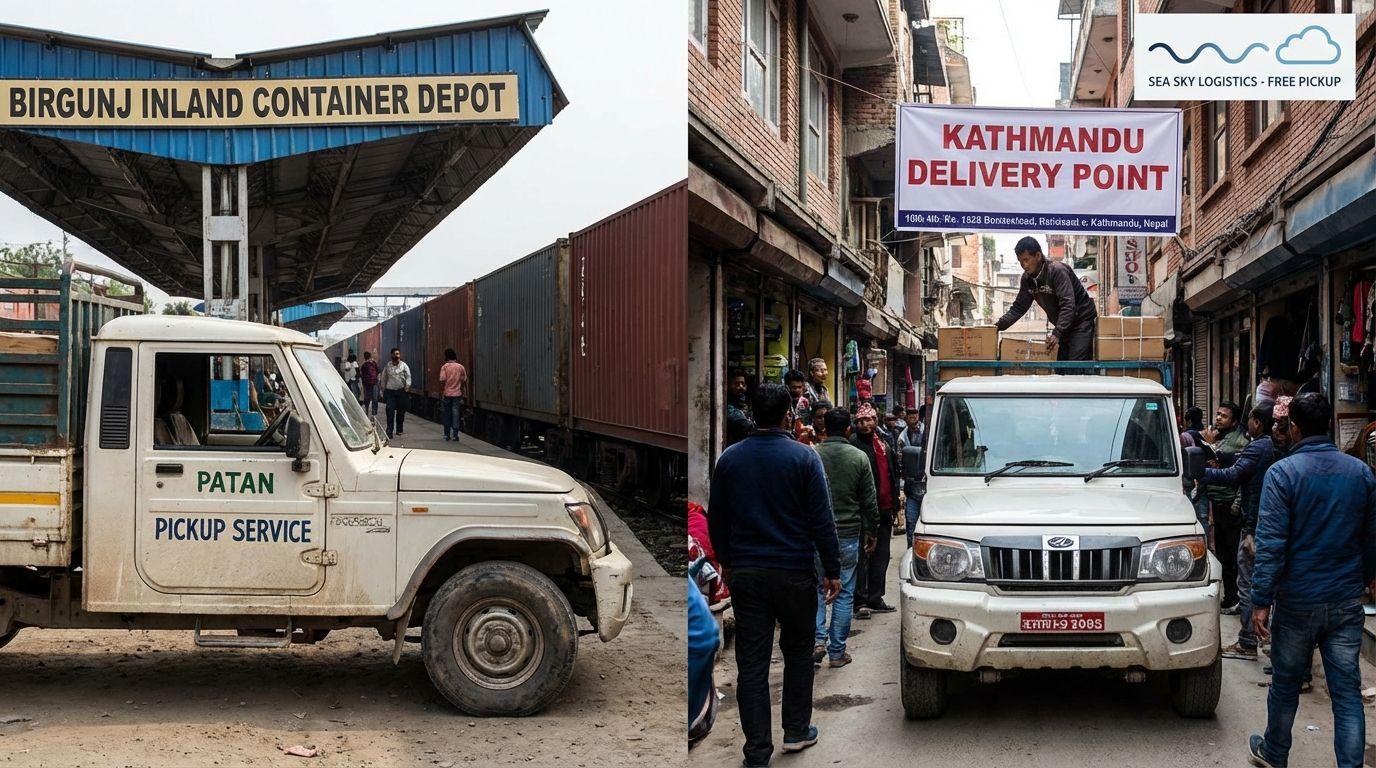 Inland cargo Nepal Birgunj pickup delays.