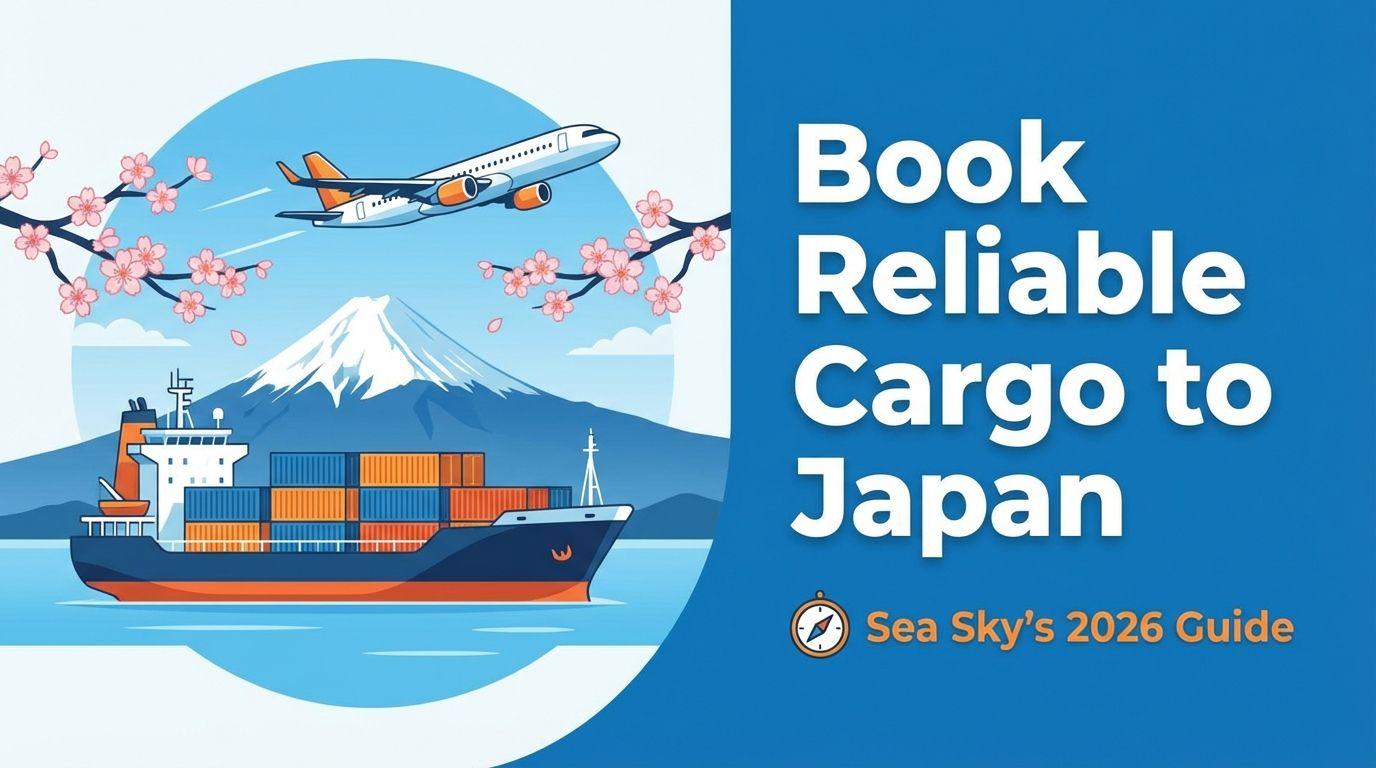 Book Reliable Cargo to Japan: Sea Sky's 2026 Guide
