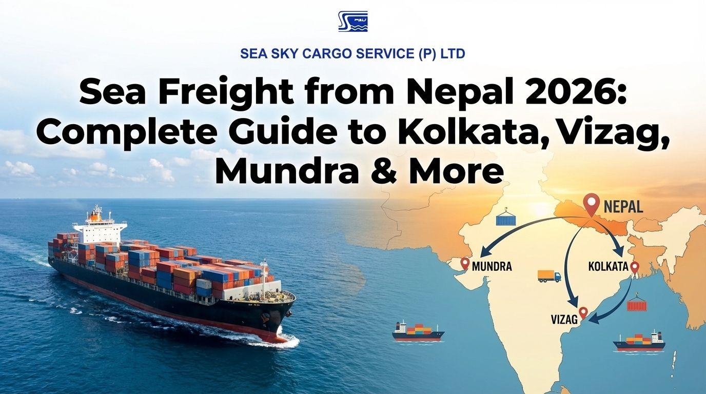 Sea Freight from Nepal 2026: Complete Guide to Kolkata, Vizag, Mundra & More
