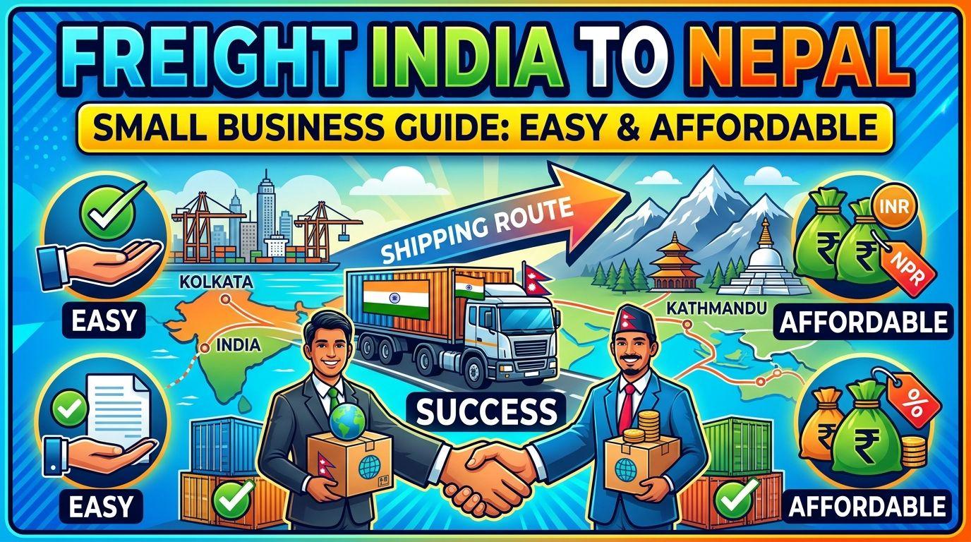 Freight From India to Nepal Small Business Guide to Easy Shipping