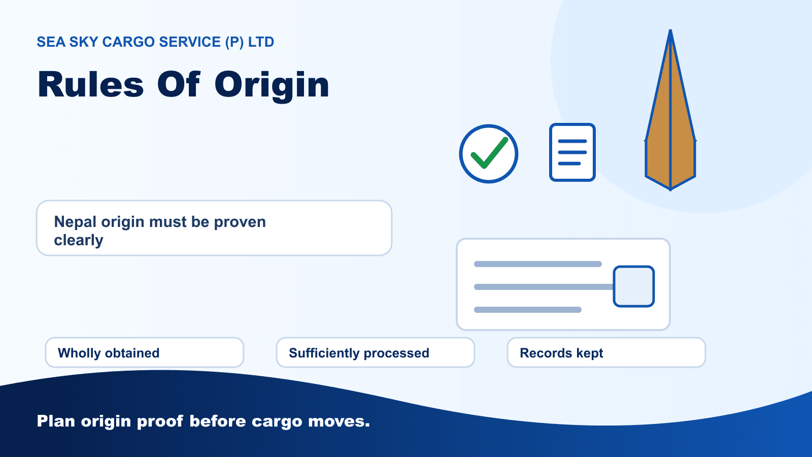 Rules of origin checklist for Nepal-made export goods going to Europe