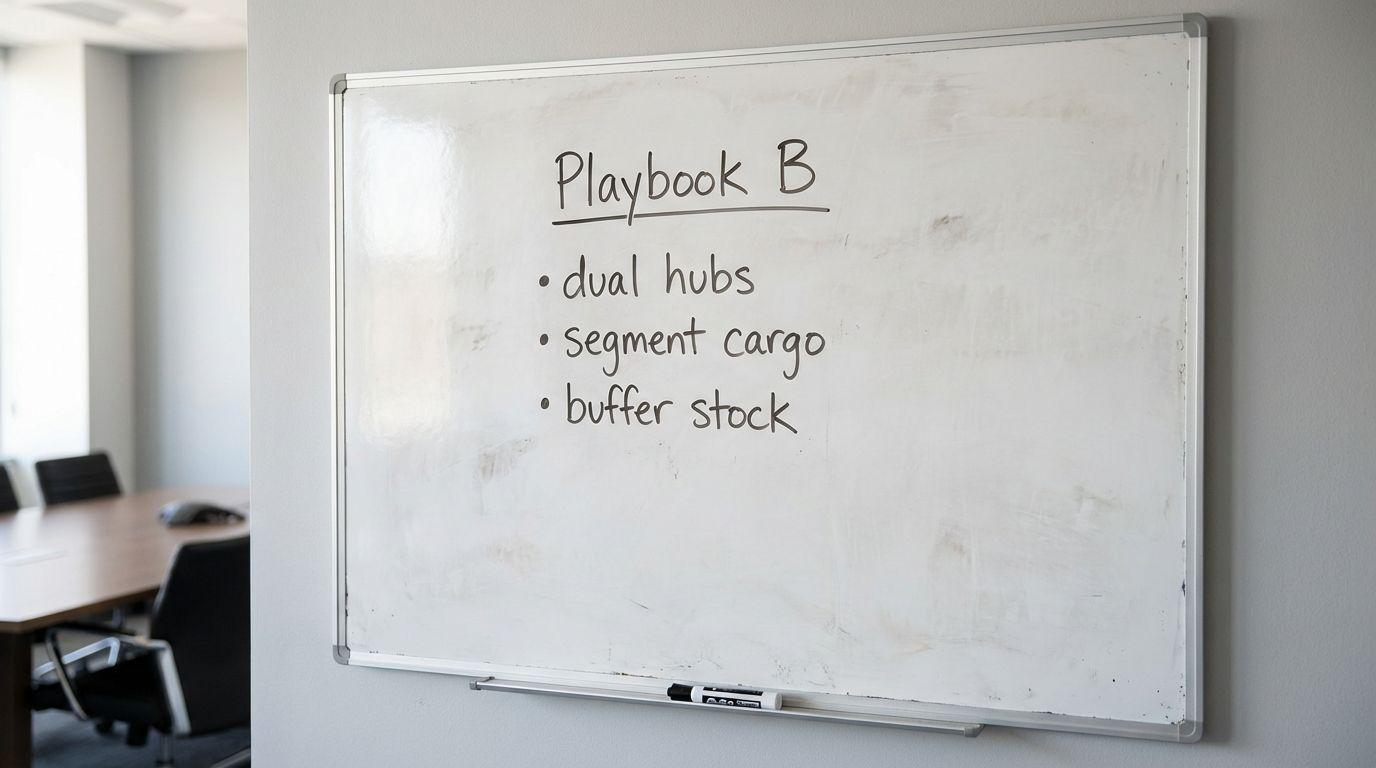 Airfreight contingency planning checklist for shippers.