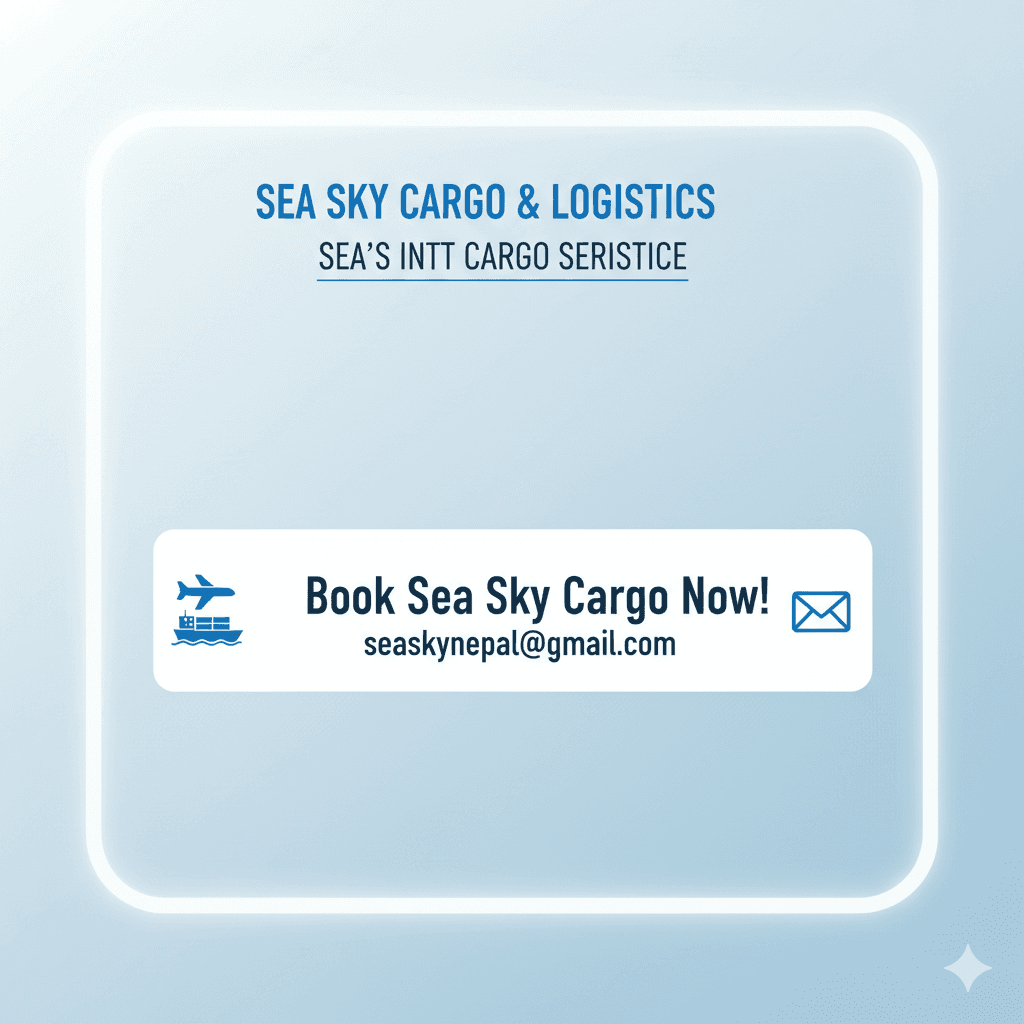 Contact Sea Sky for best Nepal cargo services.