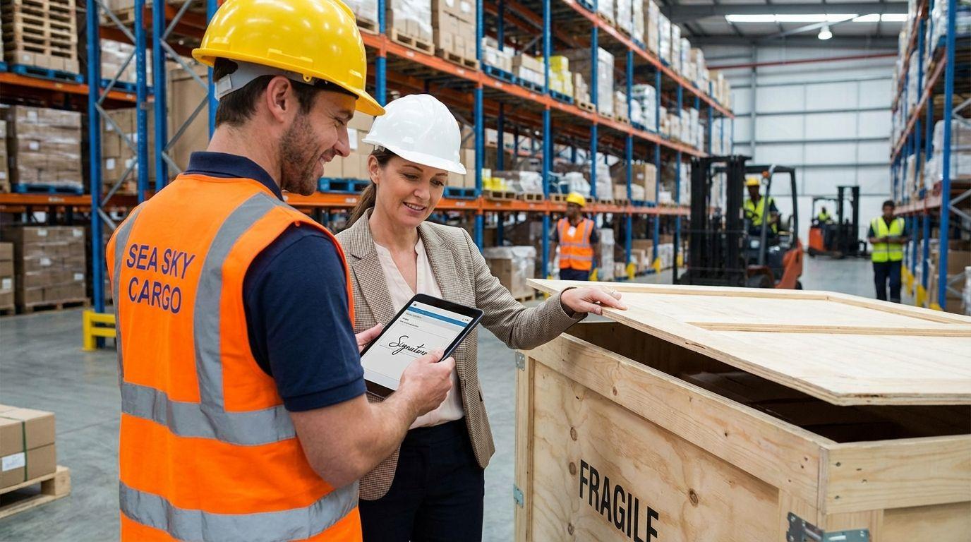 Sea Sky Cargo actively supports clients through cargo inspection and seamless claims resolution.