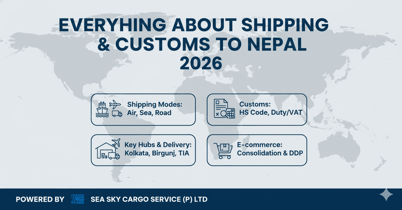 Everything About Shipping & Customs to Nepal 2026