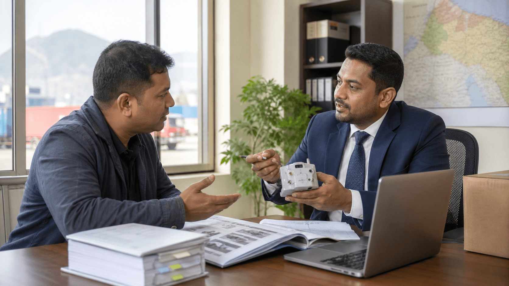 Importer asking a customs advisor about HS code classification in Nepal